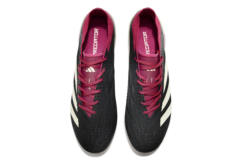 Adidas Predator Accuracy.1 FG Firm Ground Soccer Cleats - Black/White/Purple 4