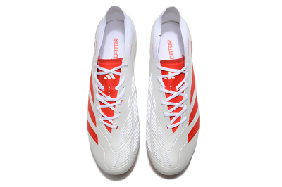 Adidas Predator Accuracy.1 FG Firm Ground Soccer Cleats - Beige/White/Red