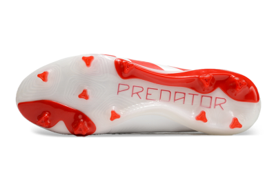 Adidas Predator Accuracy.1 FG Firm Ground Soccer Cleats - Beige/White/Red