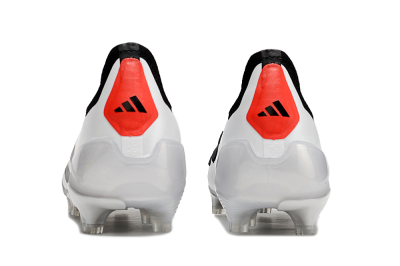 Adidas Predator Accuracy+ FG Firm Ground Soccer Cleats - White/Black/Red