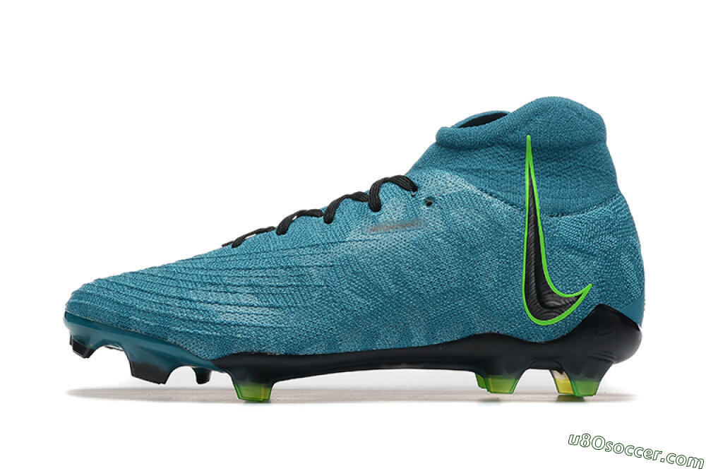 Nike Phantom Luna Elite NU FG Firm Ground Soccer Cleats - Blue/Black/Yellow 2