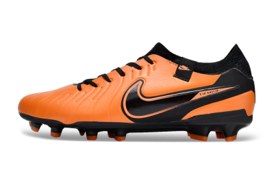 Nike Tiempo Legend 10 Elite FG Firm Ground Soccer Cleats - Orange/Black