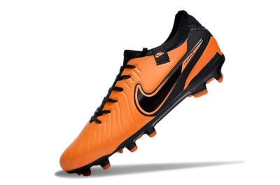 Nike Tiempo Legend 10 Elite FG Firm Ground Soccer Cleats - Orange/Black