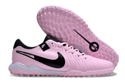 Nike Tiempo Legend 10 Pro TF Artificial Turf Soccer Shoes - Pink/Black/White