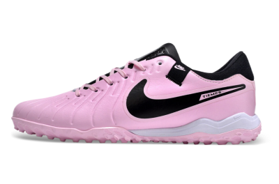 Nike Tiempo Legend 10 Pro TF Artificial Turf Soccer Shoes - Pink/Black/White