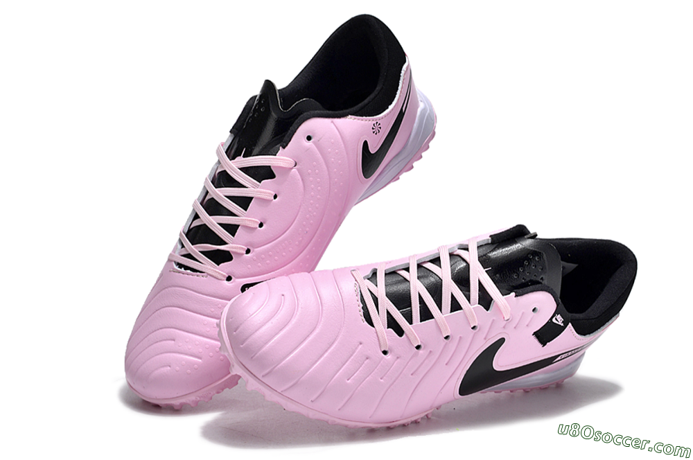 Nike Tiempo Legend 10 Pro TF Artificial Turf Soccer Shoes - Pink/Black/White 3