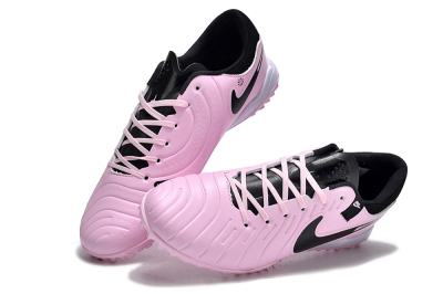 Nike Tiempo Legend 10 Pro TF Artificial Turf Soccer Shoes - Pink/Black/White