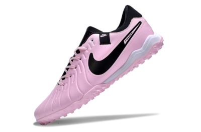 Nike Tiempo Legend 10 Pro TF Artificial Turf Soccer Shoes - Pink/Black/White