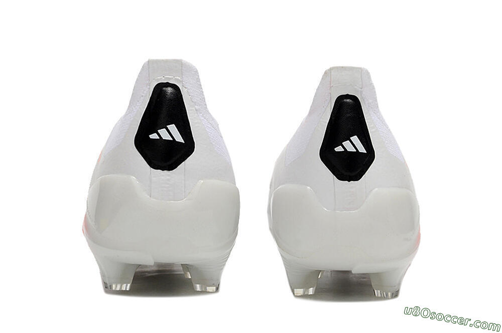 Adidas Predator Accuracy+ FG Firm Ground Soccer Cleats - Beige/White/Red 5