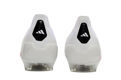 Adidas Predator Accuracy+ FG Firm Ground Soccer Cleats - Beige/White/Red