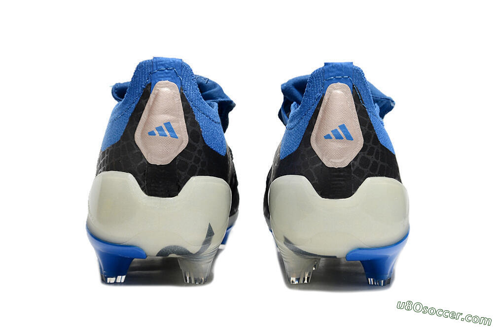 Adidas Predator Elite Foldover Tongue FG Firm Ground Soccer Cleats - Black/White/Blue 5