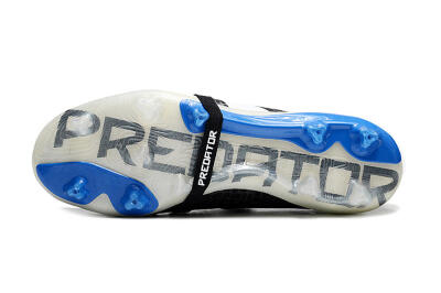 Adidas Predator Elite Foldover Tongue FG Firm Ground Soccer Cleats - Black/White/Blue