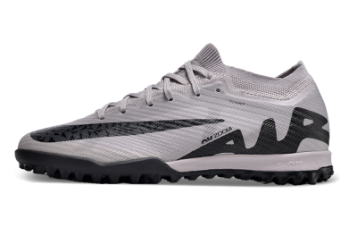 Nike Air Zoom Mercurial Vapor 15 Elite TF Artificial Turf Soccer Shoes - Grey/Purple/Black