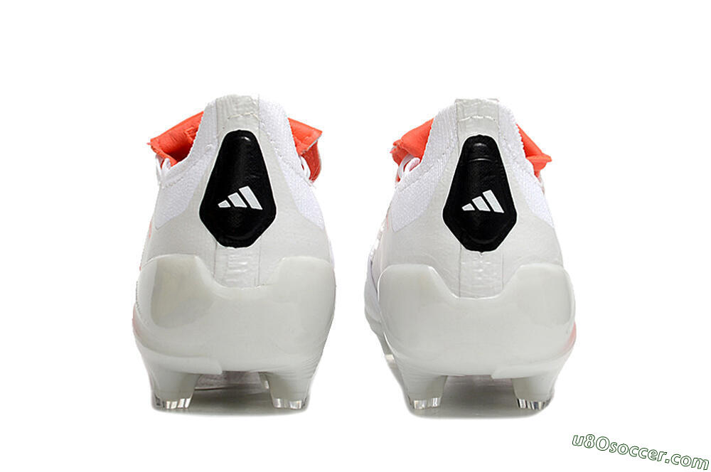Adidas Predator Elite Foldover Tongue FG Firm Ground Soccer Cleats - Beige/White/Red 5