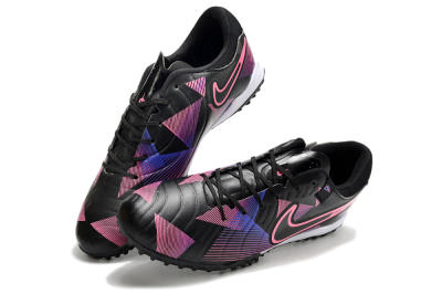 Nike Tiempo Legend 10 Pro TF Artificial Turf Soccer Shoes - Black/Purple/Pink