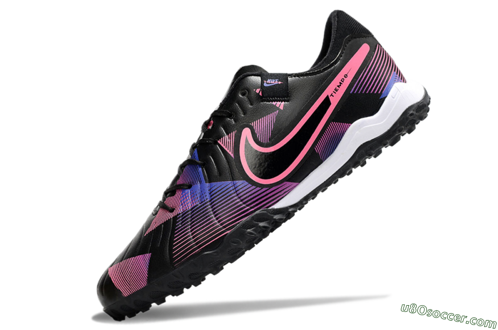 Nike Tiempo Legend 10 Pro TF Artificial Turf Soccer Shoes - Black/Purple/Pink 5