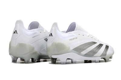 Adidas Predator Accuracy.1 FG Firm Ground Soccer Cleats - White/Silver/Grey
