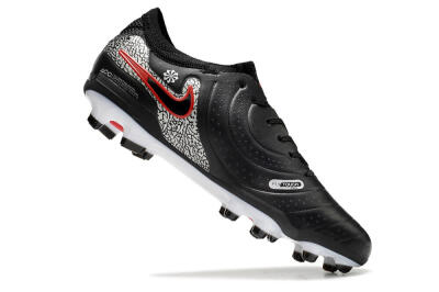 Nike Tiempo Legend 10 Elite FG Firm Ground Soccer Cleats - Black/Red/White