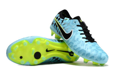 Nike Tiempo Legend 10 Elite FG Firm Ground Soccer Cleats - Jade/Black/Yellow