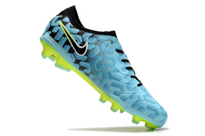 Nike Tiempo Legend 10 Elite FG Firm Ground Soccer Cleats - Jade/Black/Yellow