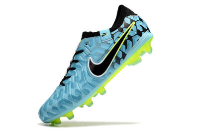 Nike Tiempo Legend 10 Elite FG Firm Ground Soccer Cleats - Jade/Black/Yellow