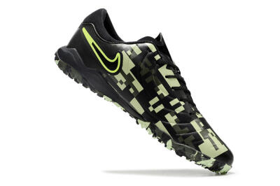 Nike Tiempo Legend 10 TF Artificial Turf Soccer Shoes - Black/Yellow/Camo