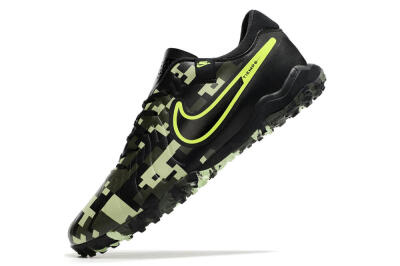 Nike Tiempo Legend 10 TF Artificial Turf Soccer Shoes - Black/Yellow/Camo