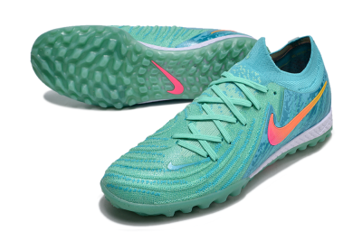 Nike Phantom GX 2 Elite TF Artificial Turf Soccer Shoes - Green/Pink/Orange