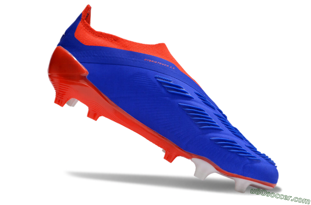 Adidas Predator Elite Laceless FG Firm Ground Soccer Cleats - Blue/White/Red 4
