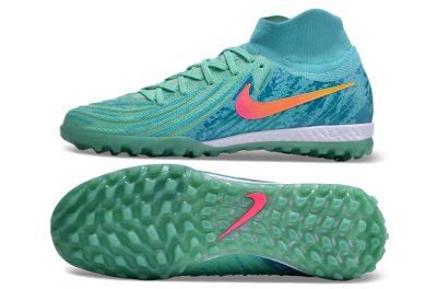 Nike Phantom Luna Elite NU TF Artificial Turf Soccer Shoes - Green/Pink/Orange