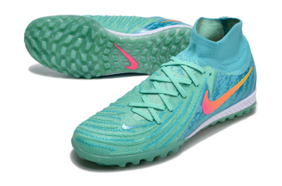 Nike Phantom Luna Elite NU TF Artificial Turf Soccer Shoes - Green/Pink/Orange