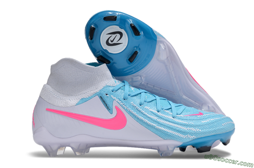 Nike Phantom Luna Elite NU FG Firm Ground Soccer Cleats - Jade/White/Pink 1
