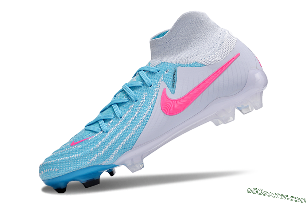 Nike Phantom Luna Elite NU FG Firm Ground Soccer Cleats - Jade/White/Pink 5