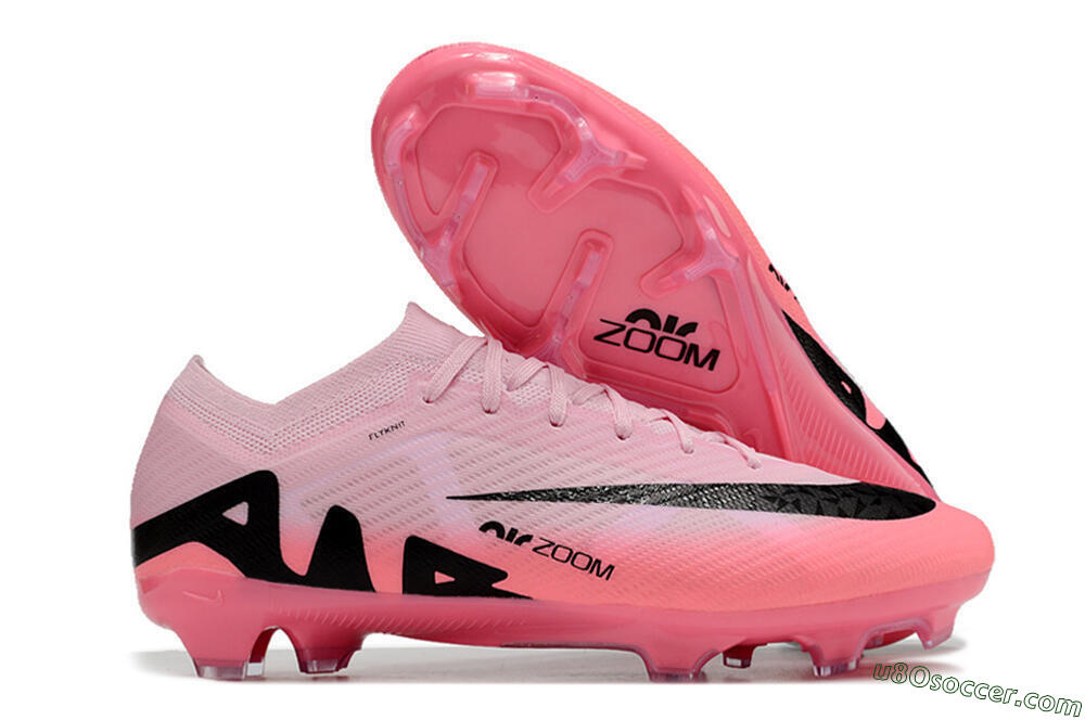 Nike Air Zoom Mercurial Vapor 15 Elite FG Firm Ground Soccer Cleats - Pink/Black 1