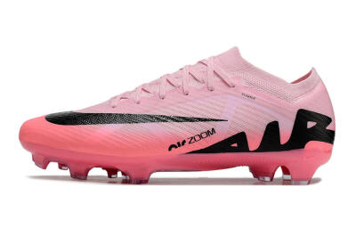 Nike Air Zoom Mercurial Vapor 15 Elite FG Firm Ground Soccer Cleats - Pink/Black