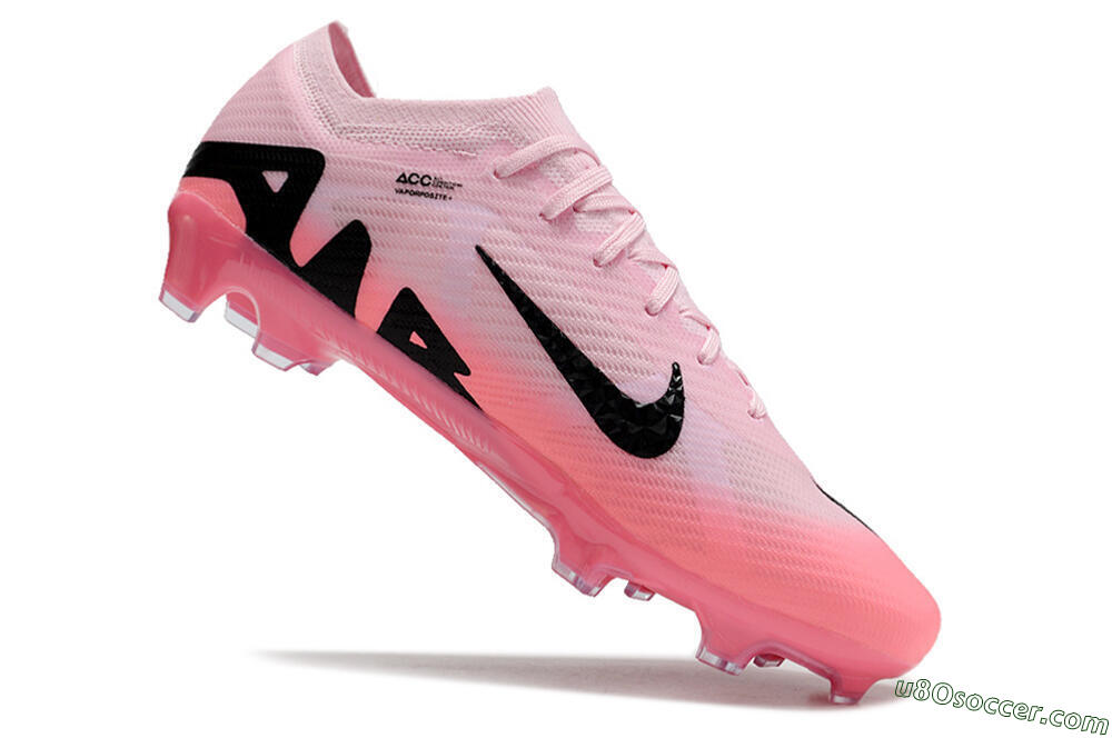 Nike Air Zoom Mercurial Vapor 15 Elite FG Firm Ground Soccer Cleats - Pink/Black 4