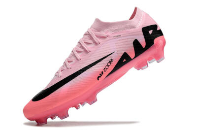 Nike Air Zoom Mercurial Vapor 15 Elite FG Firm Ground Soccer Cleats - Pink/Black