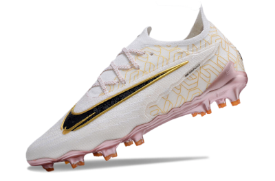 Nike Phantom GX Elite United Golden Pack FG Firm Ground Soccer Cleats - White/Metallic Gold/Black