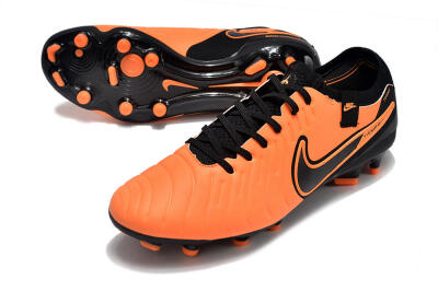 Nike Tiempo Legend 10 Elite FG Firm Ground Soccer Cleats - Orange/Black
