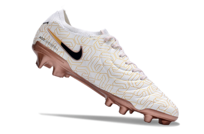 Nike Tiempo Legend 10 Elite FG Firm Ground Soccer Cleats - White/Gold/Black