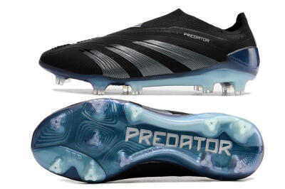 Adidas Predator 24 Elite LL FG Firm Ground Soccer Cleats - Black/Silver/Jade