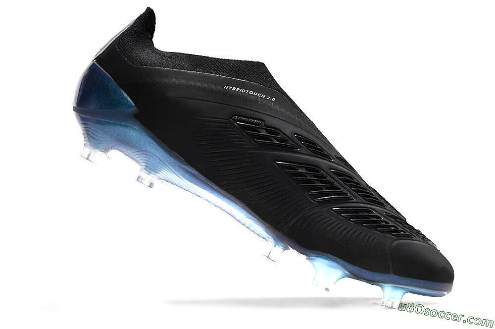 Adidas Predator 24 Elite LL FG Firm Ground Soccer Cleats - Black/Silver/Jade 4