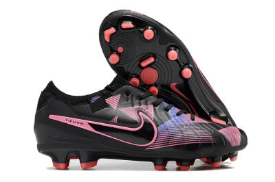 Nike Tiempo Legend 10 Elite FG Firm Ground Soccer Cleats - Black/Pink/Blue