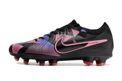 Nike Tiempo Legend 10 Elite FG Firm Ground Soccer Cleats - Black/Pink/Blue