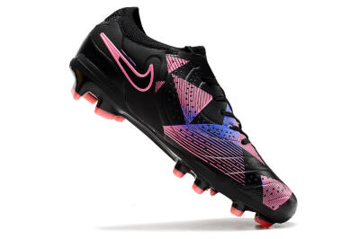 Nike Tiempo Legend 10 Elite FG Firm Ground Soccer Cleats - Black/Pink/Blue