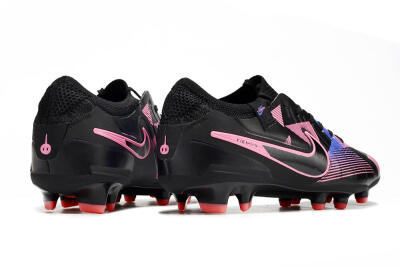 Nike Tiempo Legend 10 Elite FG Firm Ground Soccer Cleats - Black/Pink/Blue
