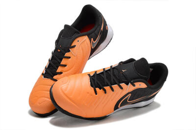 Nike Tiempo Legend 10 Elite IC Indoor & Futsal Soccer Shoes - Orange/Black/White