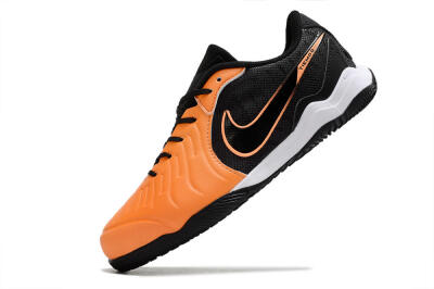 Nike Tiempo Legend 10 Elite IC Indoor & Futsal Soccer Shoes - Orange/Black/White
