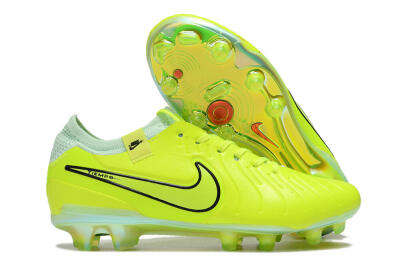 Nike Tiempo Legend 10 Elite FG Firm Ground Soccer Cleats - Yellow/Jade/Gold