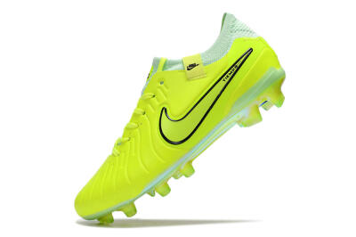 Nike Tiempo Legend 10 Elite FG Firm Ground Soccer Cleats - Yellow/Jade/Gold